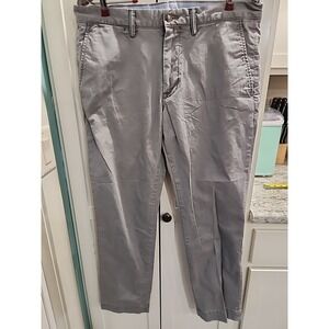 Polo Ralph Lauren Slim Fit Stretch Chino Pants Gray Cotton 34/30 Men's
